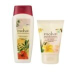 moha: Anti-Dandruff Shampoo 200ml And Herbal Hair Conditioner 100ml Combo Pack For Men & Women With Perfect Blend Of Hibiscus & Tea Tree Oil For flakes | Soft, silky smooth, tangle-free hair - Fast UK Delivery