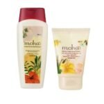 moha: Anti-Dandruff Shampoo 200ml And Herbal Hair Conditioner 100ml Combo Pack For Men & Women With Perfect Blend Of Hibiscus & Tea Tree Oil For flakes | Soft, silky smooth, tangle-free hair - Fast UK Delivery