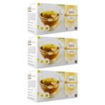 Gaia Chamomile Green Tea For Stress Relief & Good Sleep, Abundant in Antioxidant, Made with 100% Whole Leaf & Natural Chamomile Flowers, Light and Gentle Taste - (pack of 3) - Fast UK Delivery - Image 7
