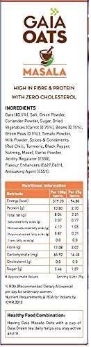 GAIA Oats with Masala, High in Fiber and Protein with Zero Cholesterol 200 gm (200gm) - Fast UK Delivery - Image 6