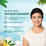 Sri Sri TATTVA shuddhta ka naam Men's and Women's Anti Acne Face Wash, Controls Blackheads Whiteheads & Lighten Blemishes - Purifying Face Cleanser, 60ml -Pack of 2 - Fast UK Delivery - Image 5