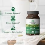 Organic India Neem 60 Capsules Bottle - Image 4