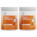 Wellbeing Nutrition Beauty Collagen with Hyaluronic Acid | Collagen Supplements for Women & Men | Collagen Powder with Biotin and Vitamins for Skin Radiance & Anti-Aging | 250g - Mango Peach Flavor - Image 2