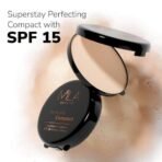 Mila Beaute Perfecting Compact Powder | Natural Matte Finish| Longstay with SPF 15 | Minimized Pores and Finelines | Controls Shine | Lightweight Compact Powder | Shade - (201 Natural, 16g) - Fast UK Delivery - Image 4