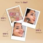 Hilary Rhoda Get Glow Highlighter Palette | Ultra Blendable & Long Lasting | Shimmer Finish & Illuminating Glow | Highly Pigmented & Easy To Blend Shades | 3 Shades in 1 Palette - 15g (Shade - 03) - Fast UK Delivery - Image 7