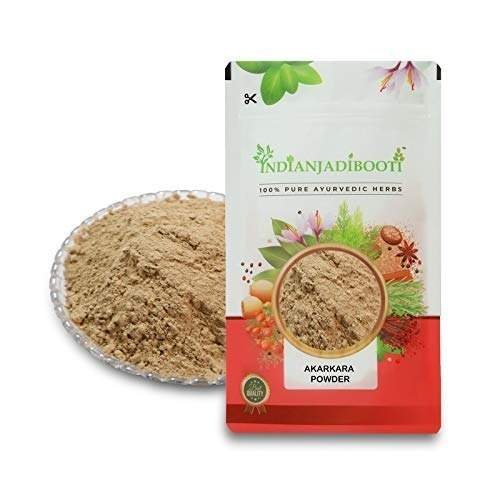 uk41vPdhnFQ5L-1-1.jpg IndianJadiBooti Akarkara Roots Powder - Akarkara Jadd Powder - Anacyclus pyrethrum - Pellitory Roots, 100 Grams - Image 1
