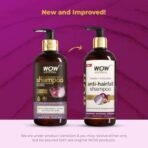 WOW Skin Science Onion & Collagen Anti-Hairfall Shampoo|Reduces Hairfall|Strengthens Roots|Nourishes Scalp|Prevents Breakage|Enhances Hair Thickness and Shine|New & Improved Formulation|500ml - Fast UK Delivery - Image 3