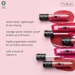 Plum Matte In Heaven Liquid Lipstick | Non-Drying | Smudge-Proof | 100% Vegan & Cruelty Free | Cocoa Mocha - 130 - Fast UK Delivery - Image 4