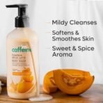 mCaffeine Pumpkin Spice Latte Body Wash with Sweet & Spicy Aroma | Mildly Cleanses for Soft & Smooth Skin | SLS & Soap Free | Fragrance Body Wash for Men & Women |All Skin Types - 300 ml - Fast UK Delivery - Image 5