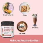 Jus' Amazin Creamy Almond Butter - Dark Choco (200g) | Rich in Anti-oxidants | Raw Cacao | 100% Natural, Vegan, Dairy Free & Keto Friendly | Dark Chocolate Spread | Sweetened with Organic Jaggery - Fast UK Delivery - Image 7