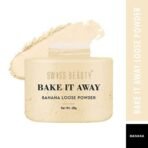 Swiss Beauty Bake It Away Translucent Loose Powder - 28g (Yellow) - Fast UK Delivery - Image 4