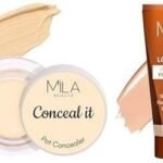 MILA Beaute Longwear Weightless Foundation | Liquid Foundation | Shade - (102 Ivory, 30ml) Conceal It Pot Concealer For Face Makeup | Shade - (Rich Vanilla, 4g) - Fast UK Delivery