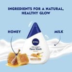Nivea Soft Light Moisturizer Cream, Playful Peach, With Vitamin E & Jojoba Oil For Face, H&s & Body 100 Ml&Nivea Women Face Wash For Dry Skin, Milk Delights Honey, 100ml - Fast UK Delivery - Image 5