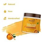 Oraah Facial Glow & Radiance Ubtan Facepack for Glowing Skin, Oil Control, Acne, Pimples, Detan, Blemishes, Pigmentation & Brightening - 100gm - Fast UK Delivery - Image 3