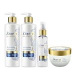 Dove Beautiful Curls Sulphate Free Shampoo 380ml,Detangling Conditioner 380ml,Deep Moisture Miracle Hair Mask 300ml and Curls Defining Hair Gel 100ml,Up to 48 Hours Curl Shape Definition,(Combo Pack) - Fast UK Delivery - Image 2