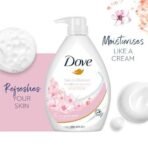 Dove Refreshing Sakura Blossom Body Wash with Himalaya Pink Salt for Replenished Skin, 1L - Fast UK Delivery - Image 7