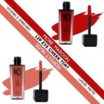 KINDED Lip Eye and Cheek Tint Combo for Women Girls Longlasting Moisturizing Vitamin E Liquid Lip Colour Lipstick Eyeshadow Blush (Matte Finish, More Maroon & Perfect Nude, 9 ml each) - Fast UK Delivery - Image 3