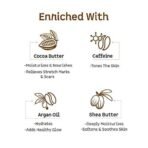 mCaffeine Body Butter For Dry Skin For Both Women And Men (250Gm) | Shea Butter Moisturizer With Cocoa Butter & Caffeine | For Oily And Dry Skin | For All Skin Types - Fast UK Delivery - Image 3