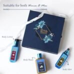 Blue Nectar Beauty Gift Box for Women & Men | Premium Skincare Combo of Body Lotion, Body Wash & Body Mist for Men & Women | Perfect Gift for Birthday & Anniversary | Pack of 3 - Fast UK Delivery - Image 4
