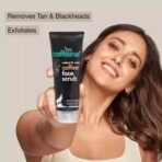 mCaffeine Coffee Tan Removal Face Scrub (100gm) | Exfoliate Scrub | Blackhead Remover, Whitehead Remover, Dead Skin Remover, Detan Pack | Caffeine & Walnut Scrub for Face | Face Scrub For Women & Men - Fast UK Delivery - Image 3