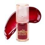 mCaffeine Shades Lip & Cheek Glow Tint | Multipurpose & Blendable | Longlasting Dewy Finish | Hydrating & Nourishing | Highly Pigmented Gel Formula |Lipstick | Blush for Women - Shade: Raspberry | 3 ml - Fast UK Delivery - Image 2