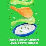Kellogg's Pringles Sour Cream & Onion Jar, Potato Chip, 107 Gram - Sour Cream & Onion - Fast UK Delivery - Image 4