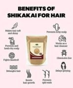 Thanjai Natural Shikakai Powder (Acacia Concinna) 500gm | Natural Hair Cleanser | Hair Pack Powder for Damaged & Weak Hair - 100% Pure & Natural Homemade - Fast UK Delivery - Image 5