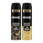 Axe Dark Temptation Men's Deodorant + Axe Gold Temptation Long Lasting Deodorant Bodyspray For Men, With An Irresistible Scent 215ml, Pack of 2 - Fast UK Delivery - Image 2