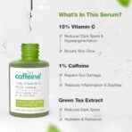 mCaffeine 15% Vitamin C Face Serum for Glowing Skin with Green Tea & 1% Caffeine | Reduces Dark Spots & Pigmentation | Revives Dull Skin & Protects Against Sun Damage | Serum for Men & Women - Fast UK Delivery - Image 6