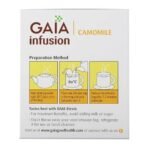 GAIA Chamomile Green Teabox (Pack of 2) for Stress Relief and Sound Sleep| Infused with 100% Whole Leaf & Natural Chamomile Flowers in 25 Convenient Tea Bags in Each Box - Fast UK Delivery - Image 4