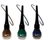KINDED Eye Liner Liquid Waterproof Smudgeproof Longlasting Insta Bold Look Intense Colour Pigments Quick Drying Eyeliner Combo (5 ml, Matte Finish, Chocolate Brown, Royal Blue & Dapper Green) - Fast UK Delivery - Image 2