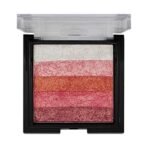 FASHION COLOUR Shimmer Brick and Blusher 2 in 1 | Easy-To-Blend Formula | Weightless | Waterproof | Available in Gorgeous Shades | Multi-Use | Multicolour | 8g | Shade 01 - Fast UK Delivery - Image 2
