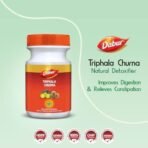Dabur Triphala Churna Ayurvedic Remedy For Gastro Intestinal Health - 500g - Fast UK Delivery - Image 2