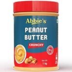 Abbie's Peanut Butter Crunchy 1Kg | 26g Protein Per 100g | 100% Vegan | Zero Trans Fat | Zero Cholesterol | Good Source of Energy | Highly Nutritious | - Fast UK Delivery - Image 2