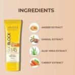 Jovees Herbal Sun Block SPF 45 For Even Toned & Glowing Skin | Suitable For Dry Skin | Sunscreen for UVA/UVB & Blue Light Protection | Lightweight & Non Grassy for Men & Women 100g - Fast UK Delivery - Image 7