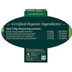 ORGANIC INDIA Tulsi Green Tea Classic, 25 Infusion Bags (Pack Of 2) - 3 Gm - Fast UK Delivery - Image 4
