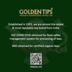 Golden Tips Garden Fresh Loose Leaf Temi Sikkim Black Tea Tin Can (100 Gram, 40 cups) - Fast UK Delivery - Image 7