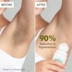 mCaffeine 5% AHA Underarm Roll On with Green Tea, 5% Lactic Acid & Mandelic Acid| 48H Odour Control | Prevents Darkness & Pigmentation, Kills Bacteria, Alcohol & Aluminum Free for Men and Women - 50ml - Fast UK Delivery - Image 5