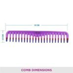 Vega Detangling Hair Comb,(India's No.1* Hair Comb Brand)For Men and Women,Blue, Pack of 2,(VC21266) - Fast UK Delivery - Image 4