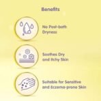 Himalaya Head to Toe Baby Wash with Pure Cow Ghee 100ml | ph 5.5 | Aloe vera | Soap free | Safe for newborns | For baby's sensitive skin from day 1 | No Parabens | No Phthalates | No Sulphates | Pediatrician evaluated - Fast UK Delivery - Image 6