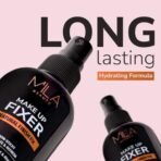 MILA Beaute Makeup Fixer |Makeup Setting Spray | Dermatalogically Tested 75ml Pro Matte Lipstick | Creamy Matte Lipstick | Shade - Shridevi, 4.2g - Fast UK Delivery - Image 5