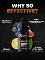 Beardo 2-in-1 Detan Serum + Toner For Men, 30ml | Face Serum For Men | De tan Serum with AHA & Plant Collagen | Brightens Complexion, Removes Dead Skin - Fast UK Delivery - Image 6