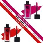 KINDED Lip Eye and Cheek Tint Combo for Women Girls Longlasting Moisturizing Vitamin E Liquid Lip Colour Lipstick Eyeshadow Blush (Matte Finish, More Magenta & Brick Red, 9 ml each) - Fast UK Delivery - Image 3