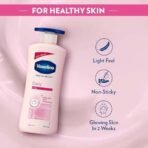 Vaseline Healthy Bright Body Lotion 400ml, Daily Brightening Body Moisturizer with Sunscreen for Dry Skin, Lotion for Non-Greasy Glowing Skin - Fast UK Delivery - Image 4