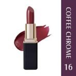 Glam 21 Comfort Matte Lipstick |Highly Pigmented Lip Color|Smooth Silky Texture|Smudge Proof formula|Moisturizes & Hydrates Lips|Coffee Chrome-3.8gm - Fast UK Delivery - Image 3