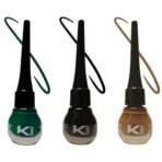 KINDED Eye Liner Liquid Waterproof Smudgeproof Longlasting Insta Bold Look Intense Colour Pigments Quick Drying Eyeliner Combo (5 ml, Matte Finish, Midnight Black, Camel Brown & Dapper Green) - Fast UK Delivery - Image 2
