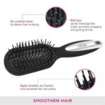 Vega Mini Cushioned Hair Brush (India's No.1* Hair Brush Brand) For Men & Women, All Hair Types (R7-CB) - Fast UK Delivery - Image 5