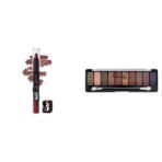 Glam 21 Lip Seduction Non- Transfer Crayon LipstickMystique Brown|10 Shades of Trend Eyeshadow Palette 10 Highly Pigmented Shades |Smudge Free & Long-Lasting 13.5gm - Shade -05 - Fast UK Delivery