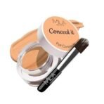 Mila Beaute Conceal It Pot Concealer with Brush | Enriched With SPF 15 and Vitamin E | Light Weight Concealer | Long Lasting Coverage | Natural Matte Finish | Covers All Skin Concerns | Easily Blendable Concealer For Face Makeup | Shade - (06 Natural Nude, 4g) - Fast UK Delivery - Image 2