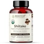 Rooted Shiitake Mushroom 60 Capsules 500 mg | Supports Healthy Cholesterol & Helps BP Levels |Immunity, Heart, Skin & Hair Health & Weight Control - Fast UK Delivery - Image 2